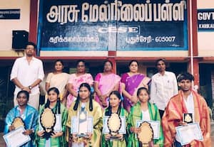  மாணவர்களுக்கு பாராட்டு
