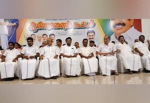  குமுறல் ஒருபுறம்... பிரியாணி விருந்து மறுபுறம் அ.தி.மு.க. செயல்வீரர் கூட்டத்தில் விறுவிறு
