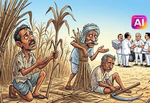 'கட்டிங் ஆர்டர்' கிடைக்காமல் கரும்பு விவசாயிகள்... தவிப்பு:தண்ணீர் இல்லாமல் கருகுவதால் மகசூல் பாதிப்பு