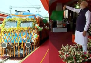 இந்தியாவின் முதல் ஹைட்ரஜன் ரயில் சேவை துவங்கி வைத்தார் பிரதமர் மோடி
