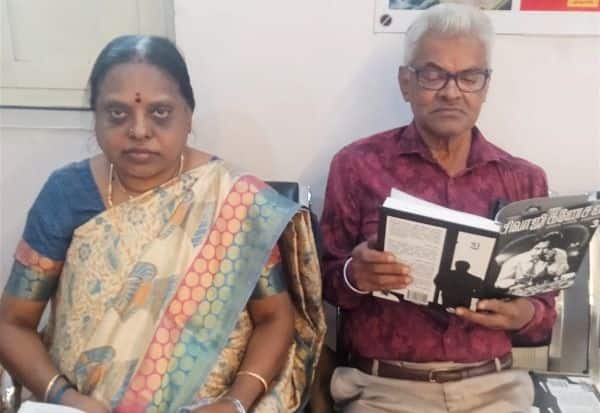  'சிவாஜி நினைவு நாளை அர்த்தமுள்ளதாக மாற்ற கடல் தாமரை புத்தக பூங்கா நுாலகத்திற்கு வந்தேன்'
