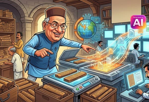  'ஞான பாரதம்' திட்டத்தில் 88,000 சுவடிகள் டிஜிட்டல் மயம்