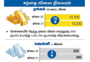 சந்தை விலை நிலவரம் : தங்கம்/ வெள்ளி