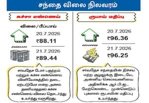 சந்தை விலை நிலவரம் : கச்சா எண்ணெய்/ ரூபாய் மதிப்பு