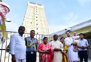  ராமேஸ்வரம் கோயிலில் அசாம் கவர்னர் தரிசனம்