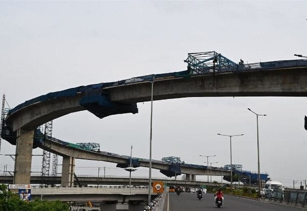  கிண்டி கத்திப்பாராவில் 101 அடி உயர 'மெட்ரோ' மேம்பால பணி இறுதிக்கட்டம்