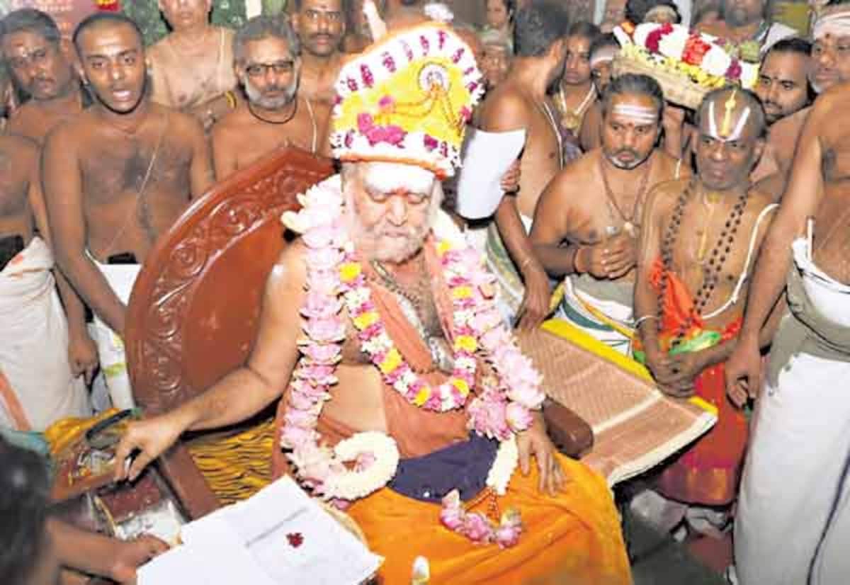 ஸ்ரீ சங்கர விஜயேந்திர சரஸ்வதி சுவாமிகள் சேலம் வருகை