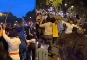 வாள் போன்ற பயங்கர ஆயுதங்களால் தாக்கும் போராட்டக்காரர்கள்; டில்லி போலீஸ்