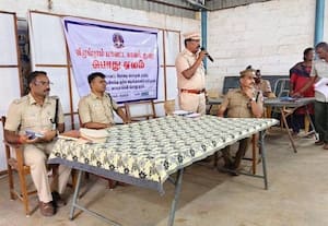 காவல் துறையில் பறிமுதல் செய்த வாகனங்கள் ஏலம்
