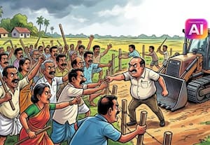 அரசு நிலத்தை ஆக்கிரமிக்க முயற்சி? தையூர் கிராம மக்கள் ஆர்ப்பாட்டம்!