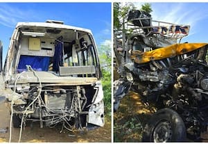  அரசு பஸ்-சரக்கு வேன் மோதல்: ஒருவர் பலி