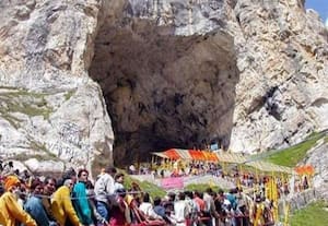 நிலச்சரிவால் நிறுத்தப்பட்ட அமர்நாத் யாத்திரை மீண்டும் தொடக்கம்: 4,474 யாத்ரீகர்கள் பயணம்