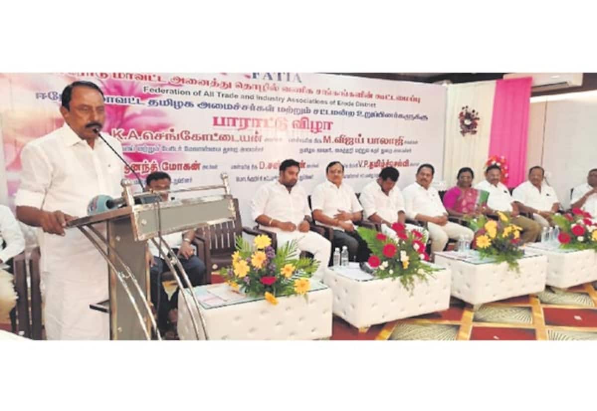 மேகதாது அணைக்காக ஒரு செங்கல்லை கூட எடுத்து வைக்க இயலாது; செங்கோட்டையன்