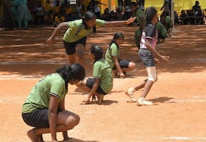 கோ-கோ போட்டியில் பி.சி., கான்வென்ட் பள்ளி அணிகள் 3 பிரிவுகளிலும் முதலிடம்