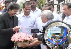 மெட்ரோ ரயிலில் முதல்வர் விஜய் பயணம்: பணிகள் குறித்து ஆய்வு