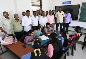  குமராட்சி அரசு கல்லுாரியில் மருத்துவ முகாம்