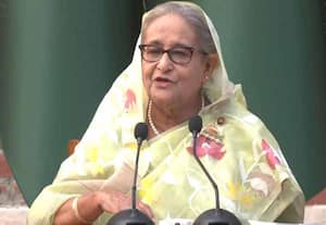  இந்தியாவில் தஞ்சம் புகுந்த ஷேக் ஹசீனா; 2 ஆண்டுகளுக்குப் பிறகு பொதுவெளியில் உரை