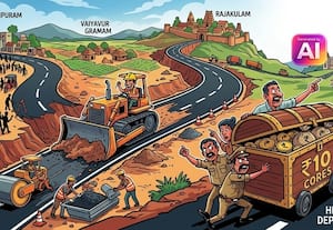 காஞ்சிபுரம் - ராஜகுளம் நான்கு வழிச்சாலை விரிவுபடுத்த  ரூ.10 கோடி! நிதி கேட்டு அரசுக்கு நெடுஞ்சாலை துறையினர் பரிந்துரை