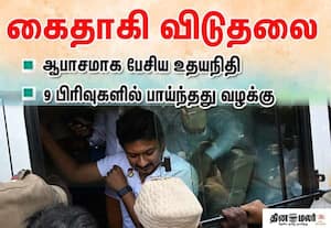 பெண் வன்கொடுமை தடுப்புச்சட்டத்தில் உதயநிதி கைது