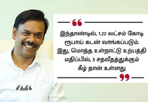 மது வகைகள் மீதான வரியால் ரூ.55,962 கோடி வருவாய் வரும்: நிதித்துறை செயலர் சித்திக் தகவல்