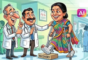 அரசு டாக்டர்கள் சிகிச்சையால் பெண்ணுக்கு மறுவாழ்வு