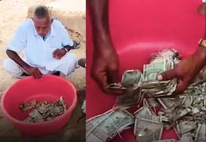 மனைவிக்கு பயந்து மண்ணில் புதைத்த ரூ.5 லட்சம்; கறையான் அரித்ததால் விவசாயி கண்ணீர்