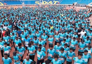  போதைக்கு எதிராக நடந்த விழிப்புணர்வு மராத்தான்