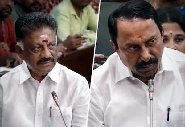 சட்டை பையில் ஜெயலலிதா, ஸ்டாலின் படம்: பன்னீர்செல்வம் - செங்கோட்டையன் காரசாரம்