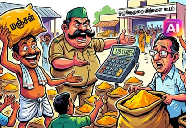 ரூ.1.18 கோடிக்கு மஞ்சள் ஏலம்