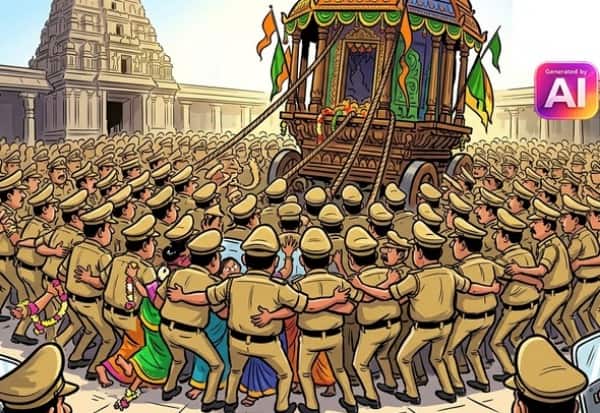 அந்தியூர் கோவில் விழா பாதுகாப்பில் 770 போலீஸ்