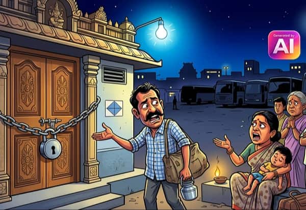 இரவில் பூட்டப்படும் கட்டண கழிப்பிடம் பஸ் பயணிகள் கடும் பாதிப்பு