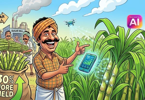  ஏ.ஐ., தொழில்நுட்பத்தால் கரும்பு மகசூல் 'இனிக்கும்!' 30 சதவீதம் அதிகம் பெற அறிவுரை