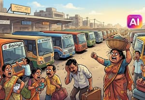 முக்கிய வழித்தடங்களில்... ﻿ பஸ்கள் நிறுத்தம் : பயணிகள் பெரும் தவிப்பு