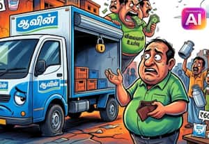 ஆவின் 200 மி.லி., பால், தயிர் பொருட்களுக்கு ﻿ தட்டுப்பாடு : 3 மடங்கு கூடுதல் செலவால் நுகர்வோர் புலம்பல்