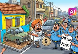 தெருவில் கார் நிறுத்த ஆண்டுக்கு ரூ.15 ஆயிரம் முதல் 25 ஆயிரம் வரை கட்டணம்; பெங்களூரு மாநகராட்சி திட்டம்