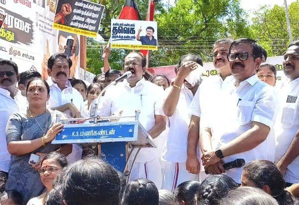  பட்டாசு தொழிலை நசுக்கும் த.வெ.க., அரசு தங்கம் தென்னரசு குற்றச்சாட்டு