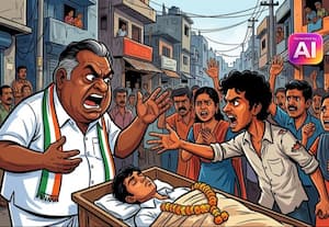  மாணவர் உடலுக்கு அஞ்சலி: அமைச்சரிடம் வாக்குவாதம்