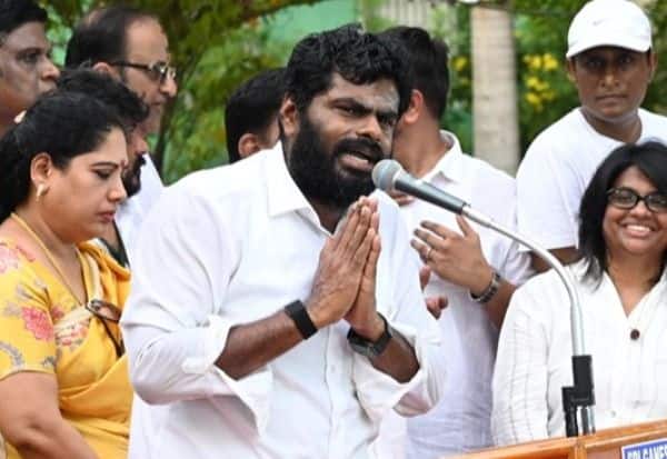 தவெக அமைச்சர்கள் லஞ்சம் கேட்கும் ஆடியோ என்னிடம் உள்ளது: அண்ணாமலை 'பகீர்'