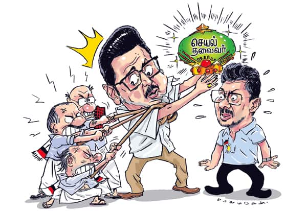 உதயநிதியை செயல் தலைவராக்கக்கூடாது: முட்டுக்கட்டை போடும் திமுக நிர்வாகிகள்