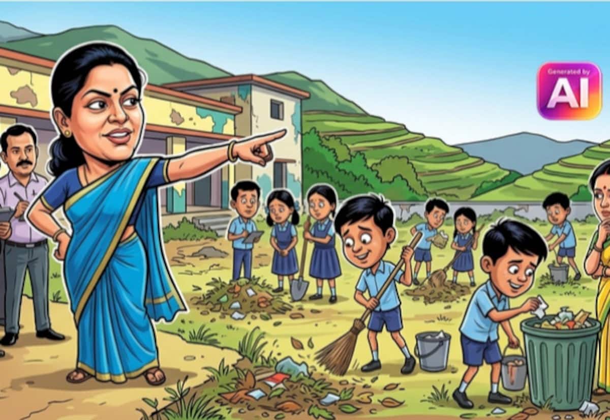 பள்ளி வளாகத்தை துாய்மையாக வைத்திருக்க கலெக்டர் அறிவுரை