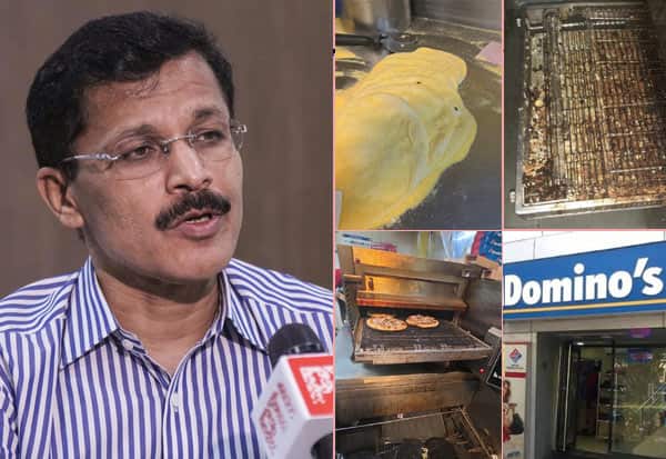 டொமினோஸ் பீட்சா கடைகளில் சுத்தமில்லை; உரிமத்தை ரத்து செய்தார் துக்காராம் முண்டே