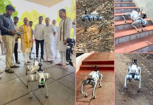 திருமலையில்  வனவிலங்குகள் நடமாட்டத்தை கண்காணிக்க ரோபோ நாய்கள்: பக்தர்கள் பாதுகாப்புக்கு தேவஸ்தான நிர்வாகம் முடிவு