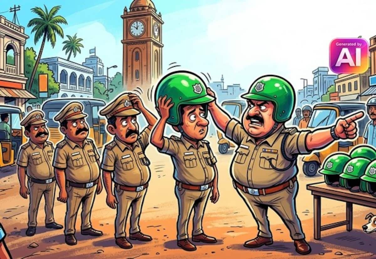 புதுச்சேரி காவல் துறையினருக்கு ஹெல்மெட் கட்டாயம்; எஸ்.பி., உத்தரவு