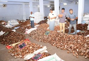  இ-நாம் திட்டத்தில் கொப்பரை ஏலம் கிலோ ரூ.158.99க்கு விற்பனை