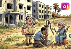 அரசு மருத்துவக்கல்லுாரி பணியாளர்கள் குடியிருப்பில் ஆட்கள் இல்லை:தண்ணீர் பற்றாக்குறையால் 4 ஆண்டாக இதே நிலை