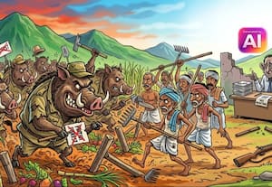 காட்டுப்பன்றிகளை சுட்டுக் கொல்வதில்﻿ சுணக்கம் நீடிப்பு! அதிக பெருக்கத்தால் விவசாயிகள் கவலை