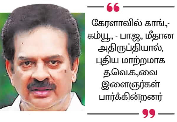 கேரள தவெக தலைவராகிறார் நடிகர் தேவன்: கூட்டணி கட்சியான காங்., காட்டம்