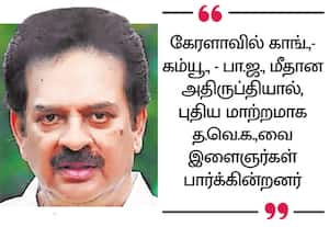 கேரள தவெக தலைவராகிறார் நடிகர் தேவன்: கூட்டணி கட்சியான காங்., காட்டம்