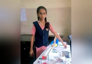  பாக்குகளை தரம் பிரிக்கும் இயந்திரம் உருவாக்கிய மாணவி