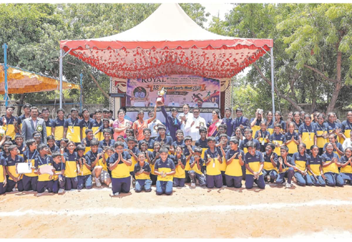 ராயல் இன்டர்நேஷனல் பள்ளியில் 18ம் ஆண்டு விளையாட்டு விழா